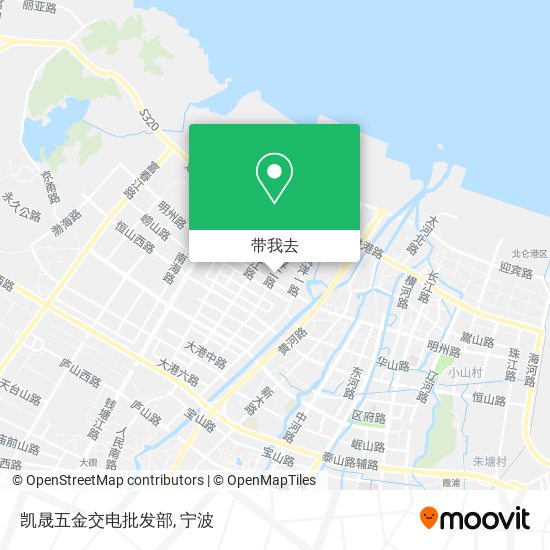 凯晟五金交电批发部地图