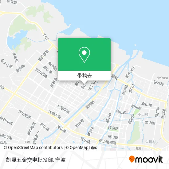 凯晟五金交电批发部地图