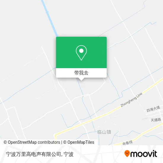 宁波万里高电声有限公司地图