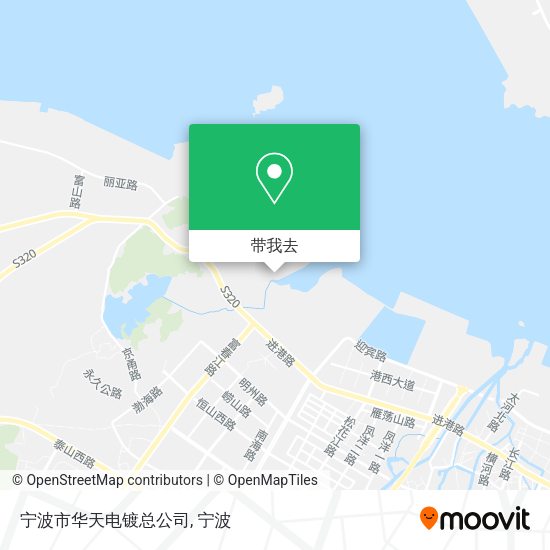 宁波市华天电镀总公司地图