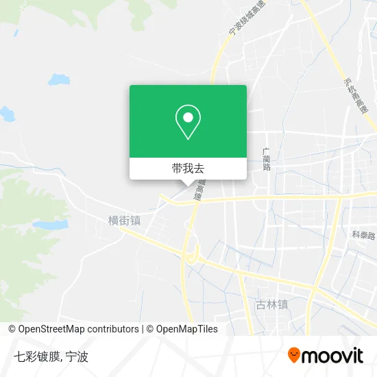 七彩镀膜地图