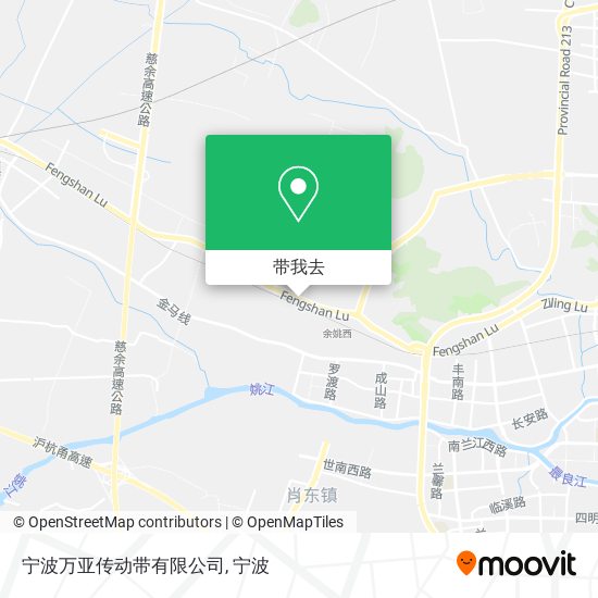 宁波万亚传动带有限公司地图