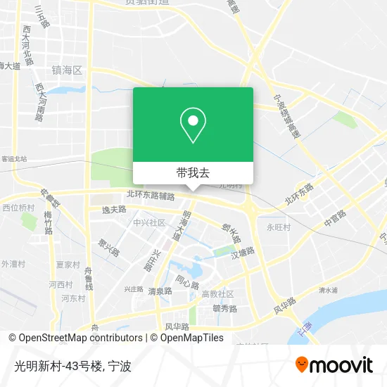 光明新村-43号楼地图