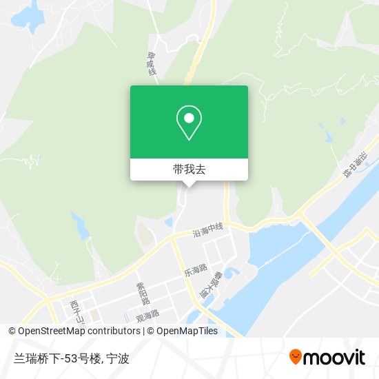 兰瑞桥下-53号楼地图