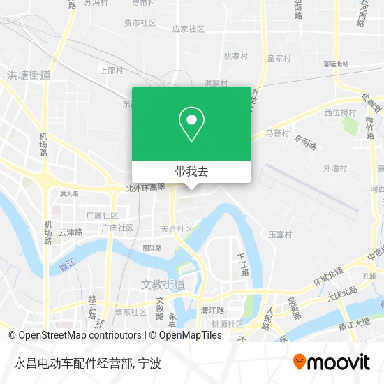 永昌电动车配件经营部地图