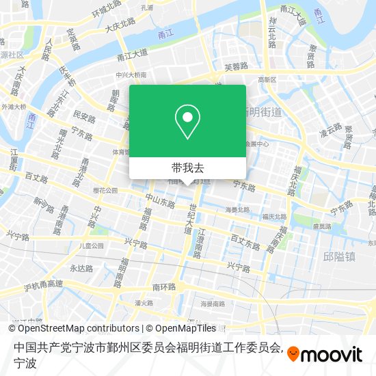 中国共产党宁波市鄞州区委员会福明街道工作委员会地图