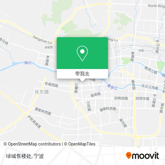绿城售楼处地图