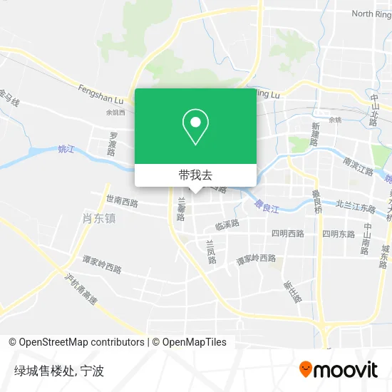 绿城售楼处地图