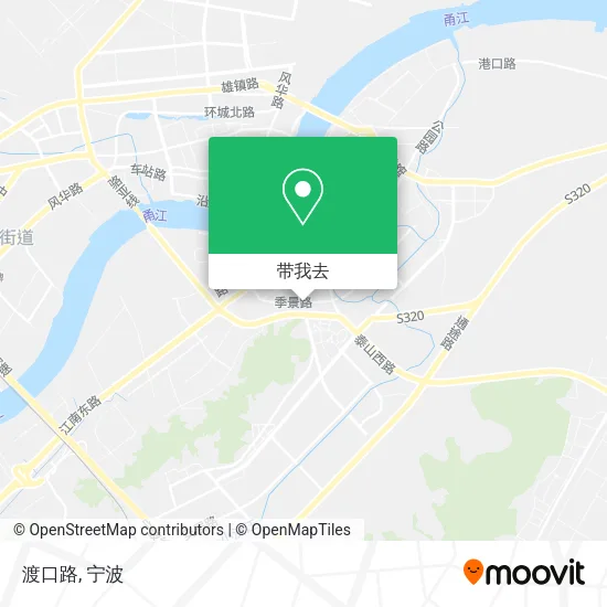 渡口路地图