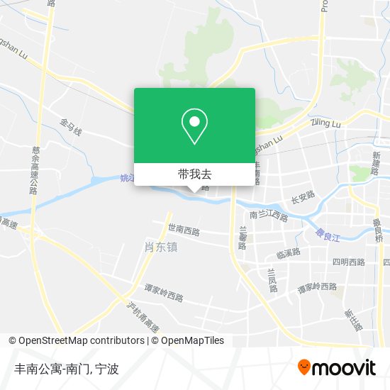 丰南公寓-南门地图