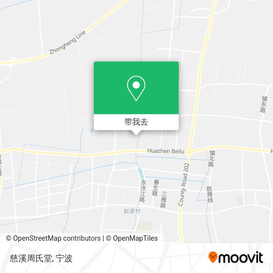 慈溪周氏堂地图