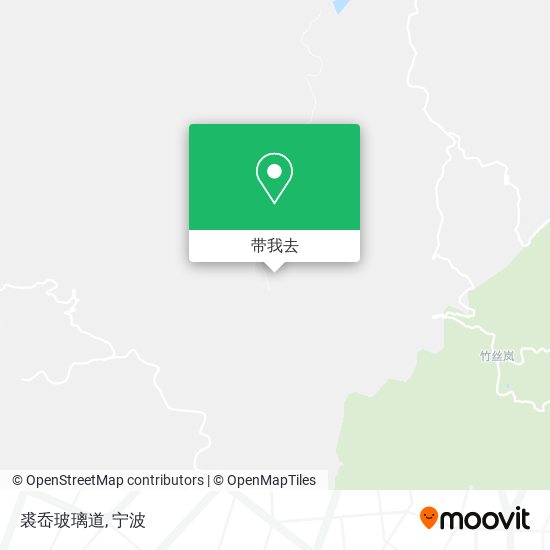 裘岙玻璃道地图