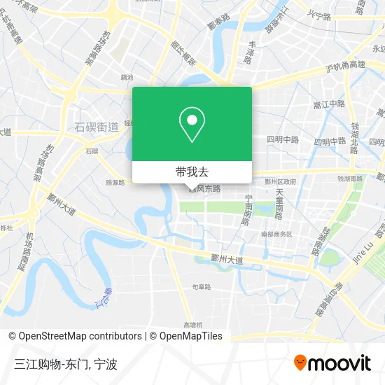 三江购物-东门地图