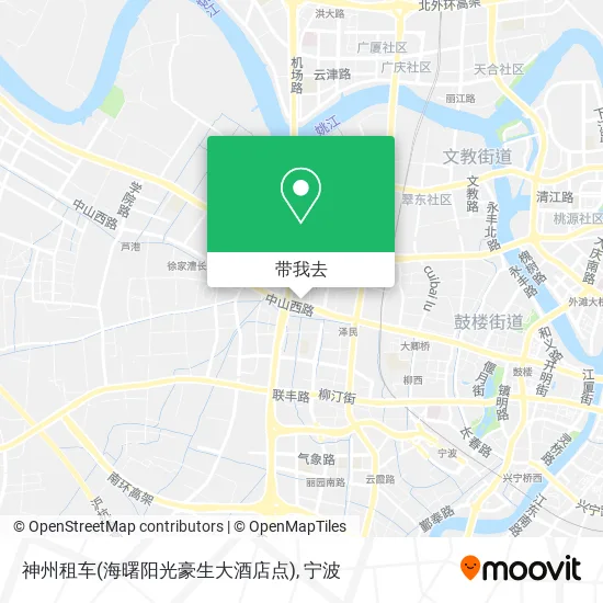 神州租车(海曙阳光豪生大酒店点)地图