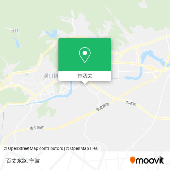 百丈东路地图