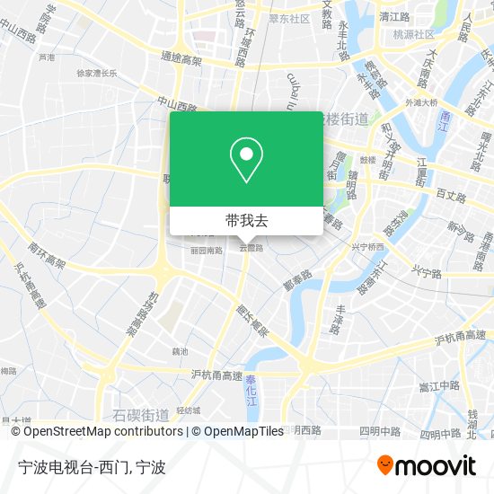 宁波电视台-西门地图