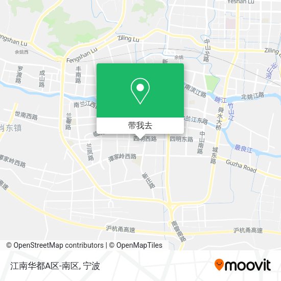 江南华都A区-南区地图
