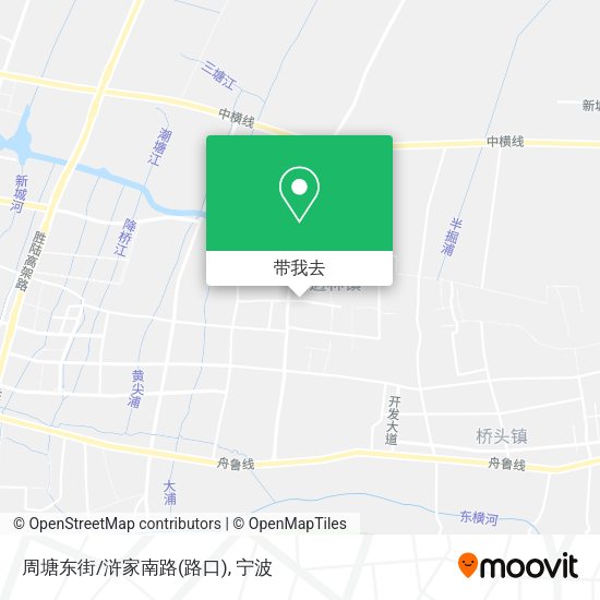 周塘东街/浒家南路(路口)地图