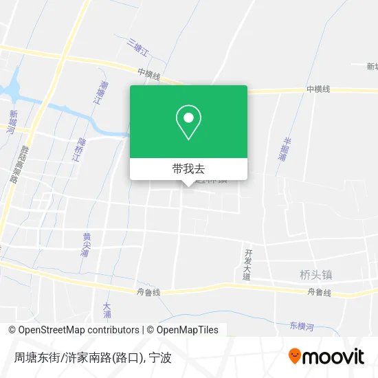 周塘东街/浒家南路(路口)地图