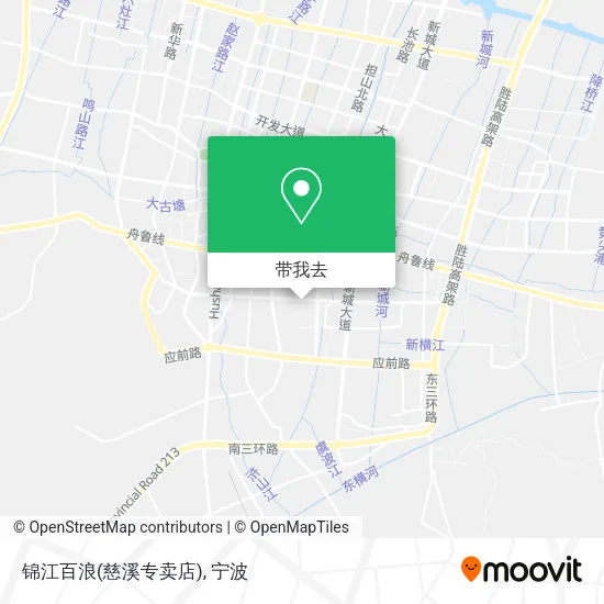 锦江百浪(慈溪专卖店)地图