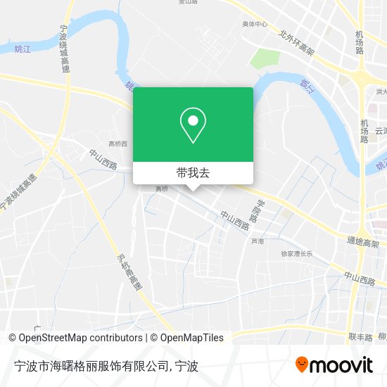 宁波市海曙格丽服饰有限公司地图