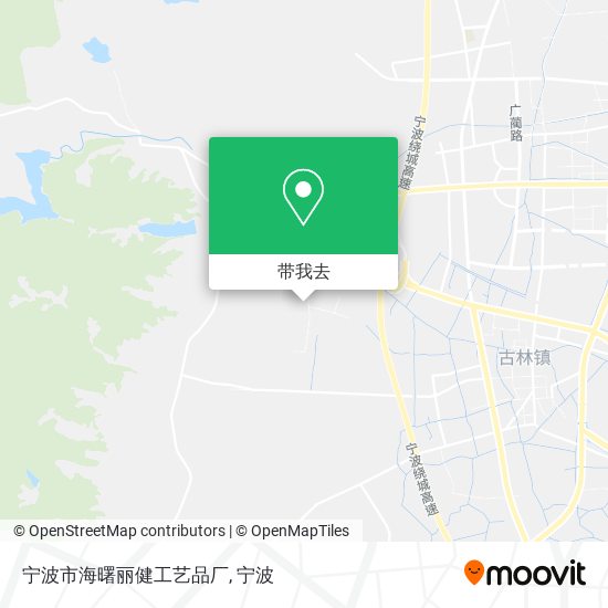 宁波市海曙丽健工艺品厂地图