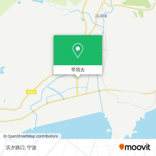 滨夕路口地图