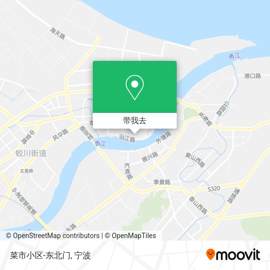 菜市小区-东北门地图