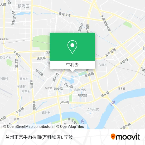 兰州正宗牛肉拉面(万科城店)地图