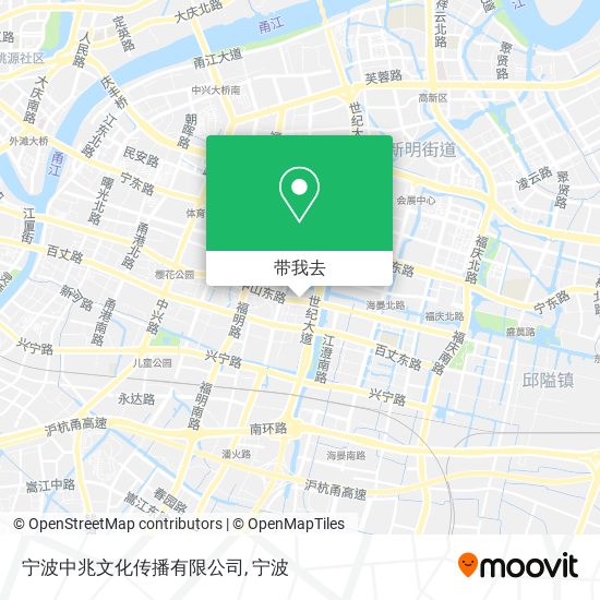 宁波中兆文化传播有限公司地图