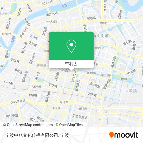 宁波中兆文化传播有限公司地图