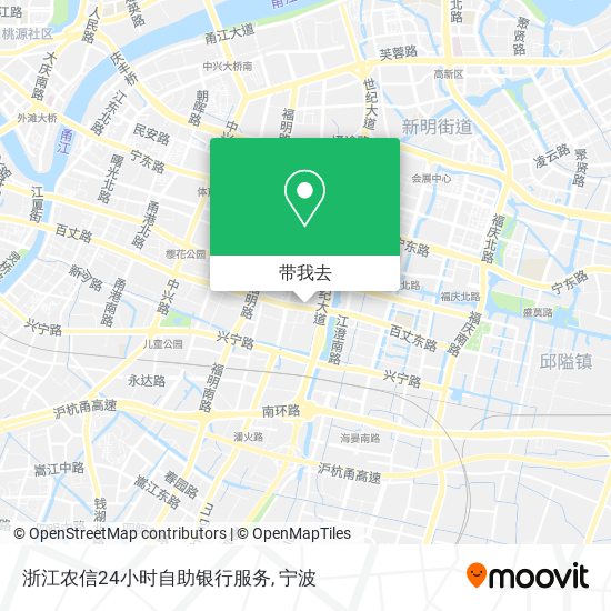 浙江农信24小时自助银行服务地图