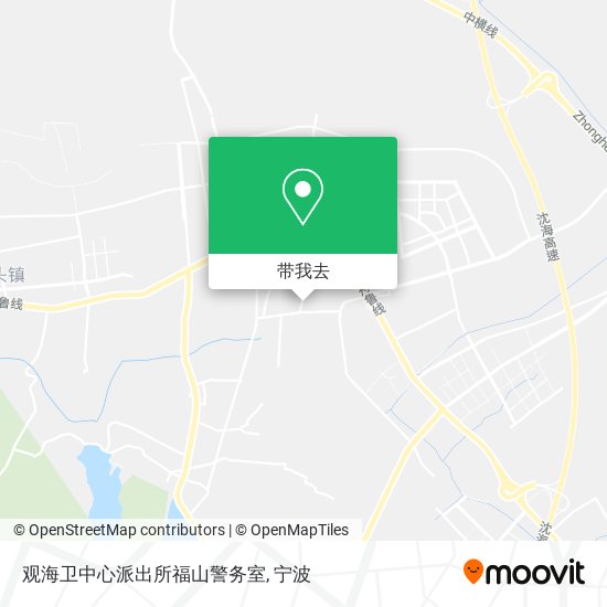 观海卫中心派出所福山警务室地图