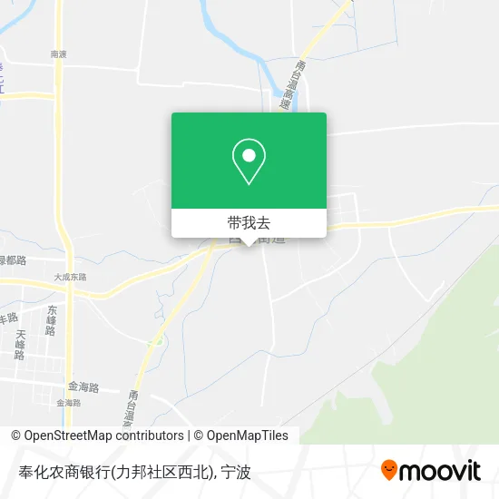 奉化农商银行(力邦社区西北)地图