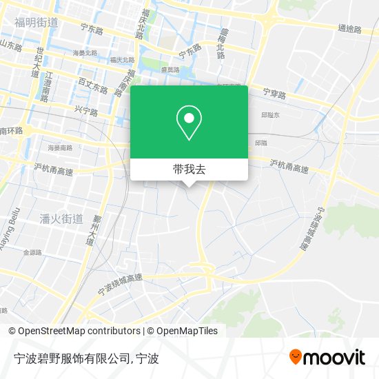 宁波碧野服饰有限公司地图