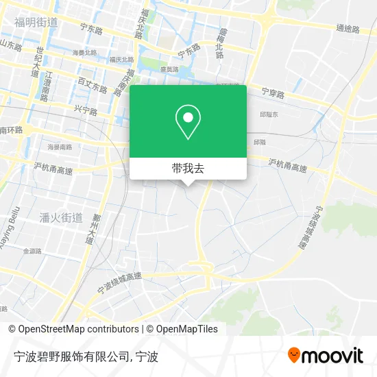 宁波碧野服饰有限公司地图
