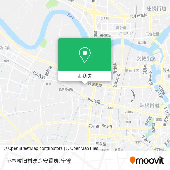 望春桥旧村改造安置房地图