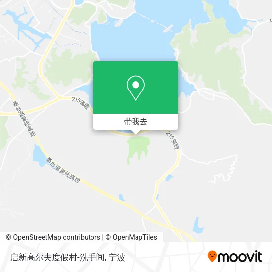 启新高尔夫度假村-洗手间地图