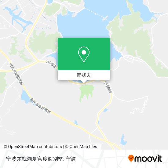 宁波东钱湖夏宫度假别墅地图