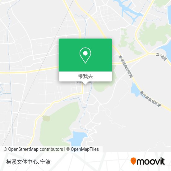 横溪文体中心地图
