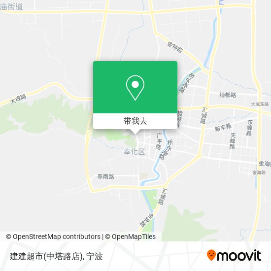 建建超市(中塔路店)地图