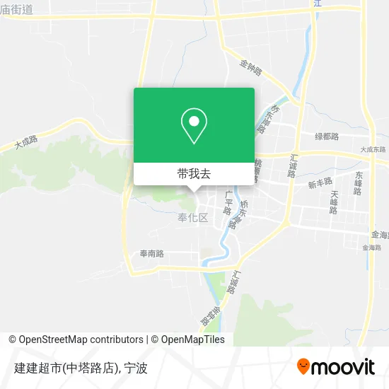 建建超市(中塔路店)地图