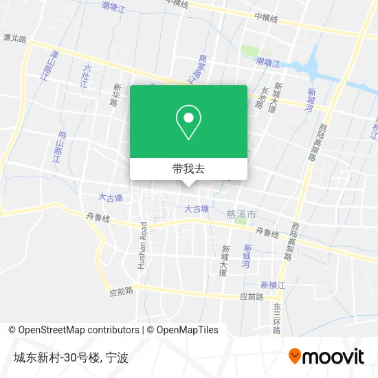 城东新村-30号楼地图