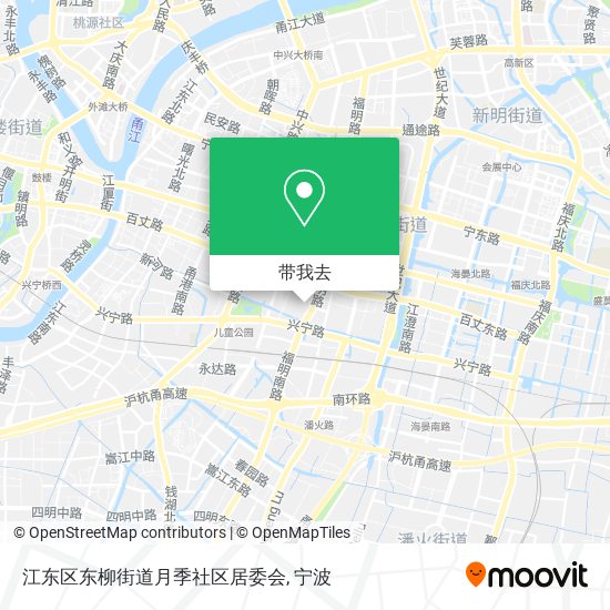 江东区东柳街道月季社区居委会地图