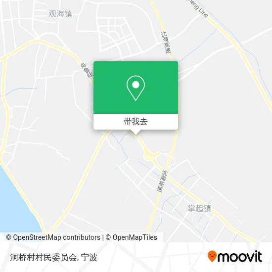 洞桥村村民委员会地图