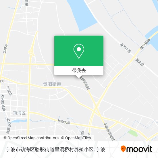 宁波市镇海区骆驼街道里洞桥村养殖小区地图