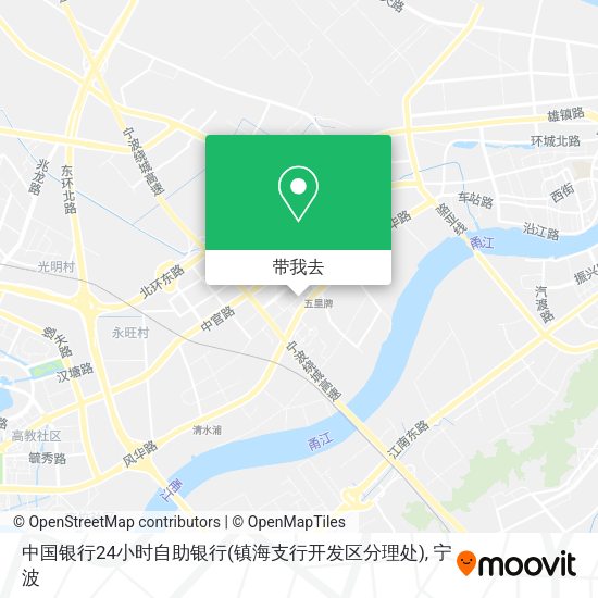 中国银行24小时自助银行(镇海支行开发区分理处)地图