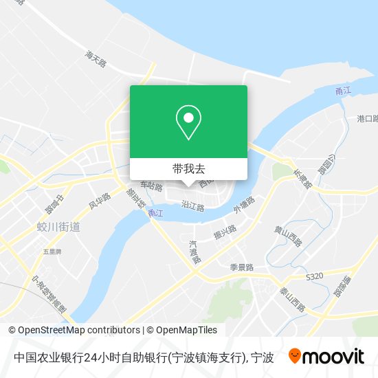 中国农业银行24小时自助银行(宁波镇海支行)地图