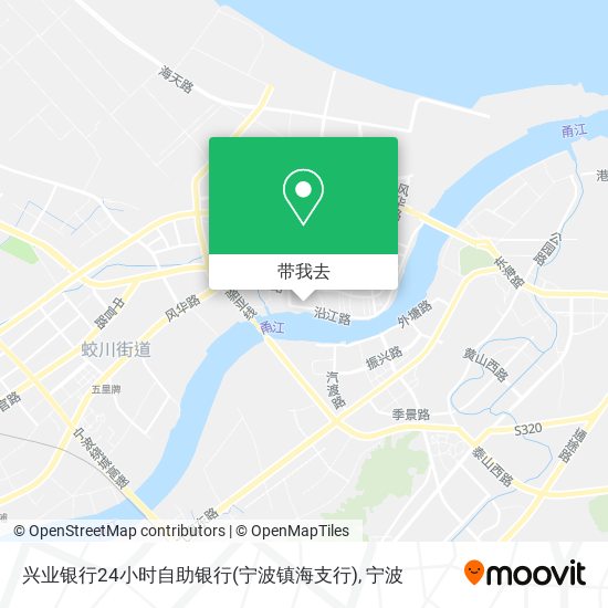 兴业银行24小时自助银行(宁波镇海支行)地图