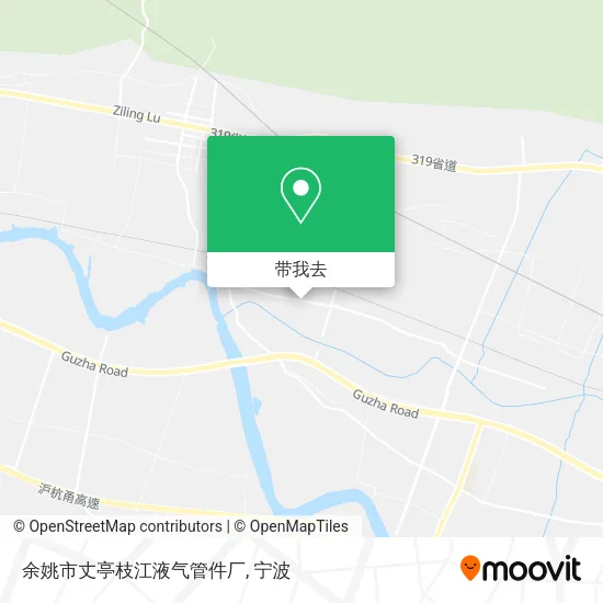 余姚市丈亭枝江液气管件厂地图
